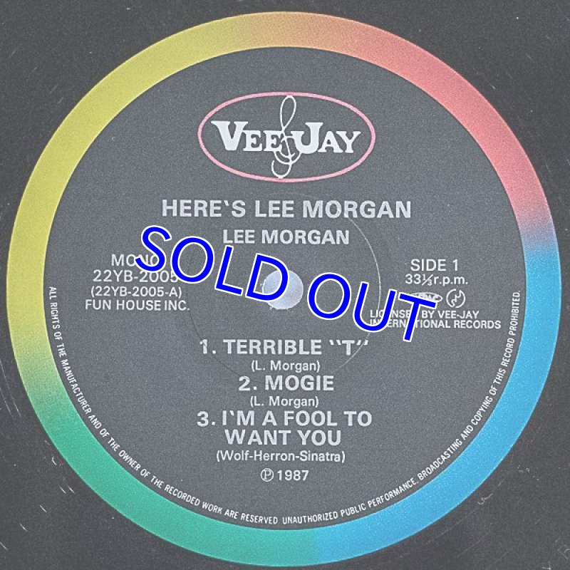 画像3: リー・モーガン(tp)/ヒアーズ・リー・モーガン (3)