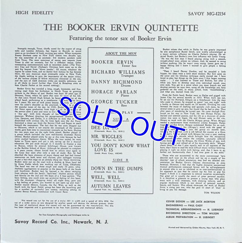 画像2: ブッカー・アーヴィン(ts)/クッキン (2)