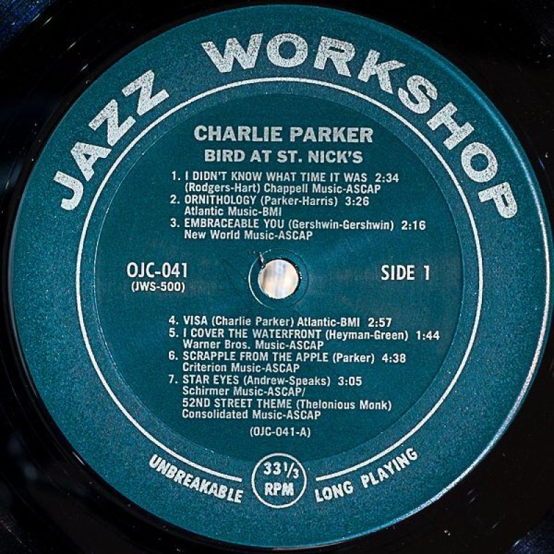 画像3: チャーリー・パーカー(as)/BIRD AT ST. NICK'S (3)