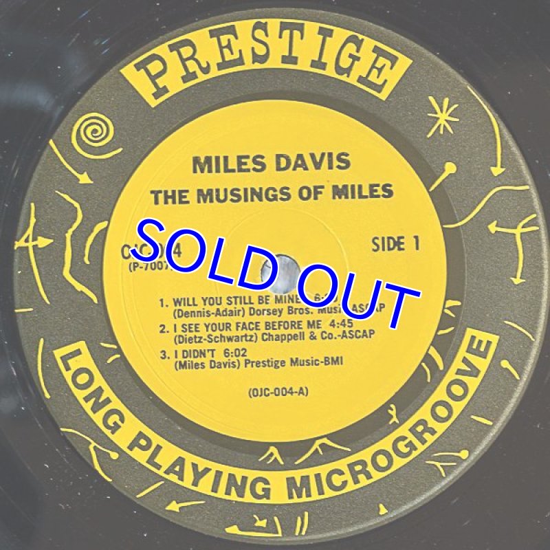 画像3: マイルス・デイヴィス（tp）/THE MUSINGS OF MILES　OJC盤 (3)