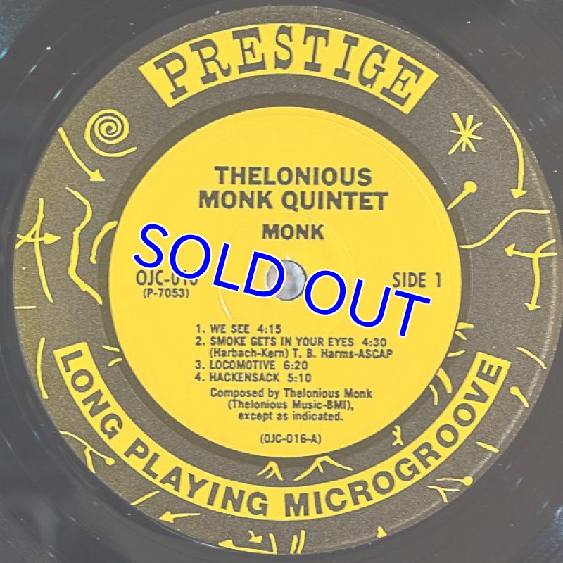 画像3: セロニアス・モンク・クインテット/MONK (3)
