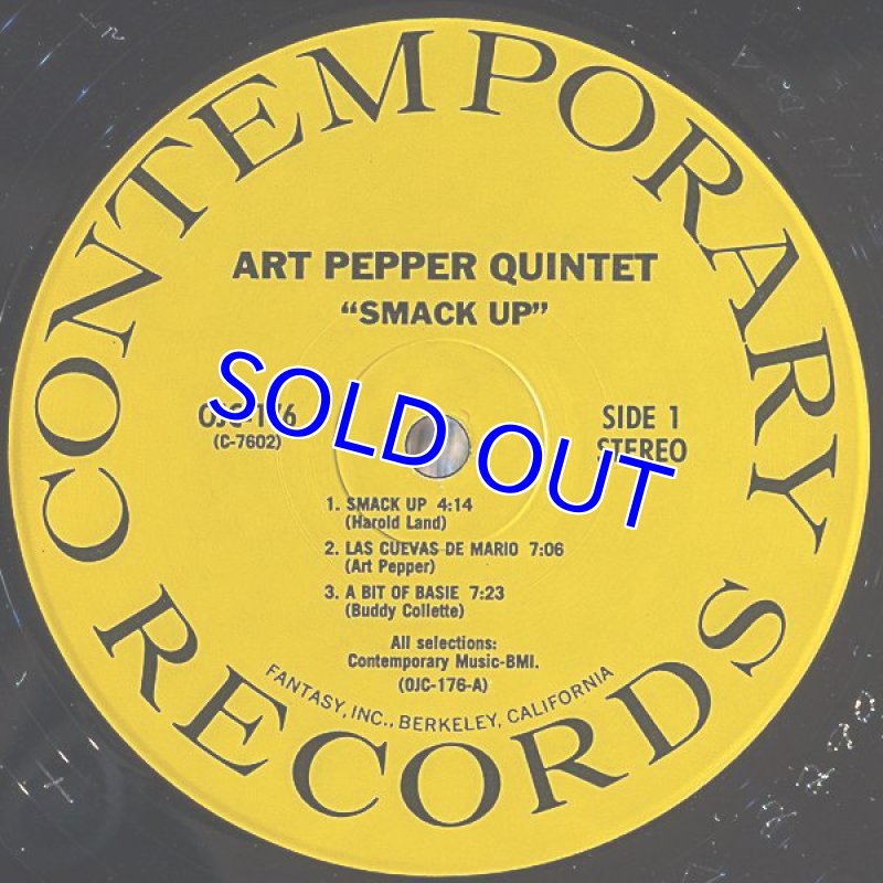 画像3: アート・ペッパー(as)/SMACK UP (3)