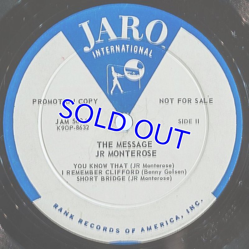 画像4: JR.モントローズ(ts)/THE MESSAGE (4)