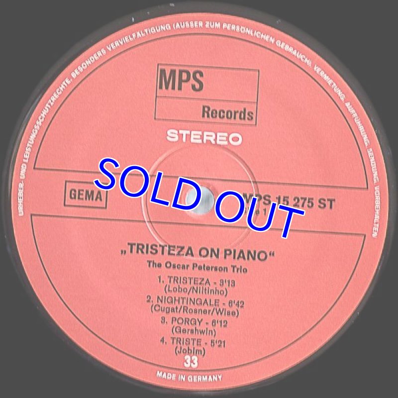 画像3: オスカー・ピーターソン・トリオ/TRISTEZA (3)