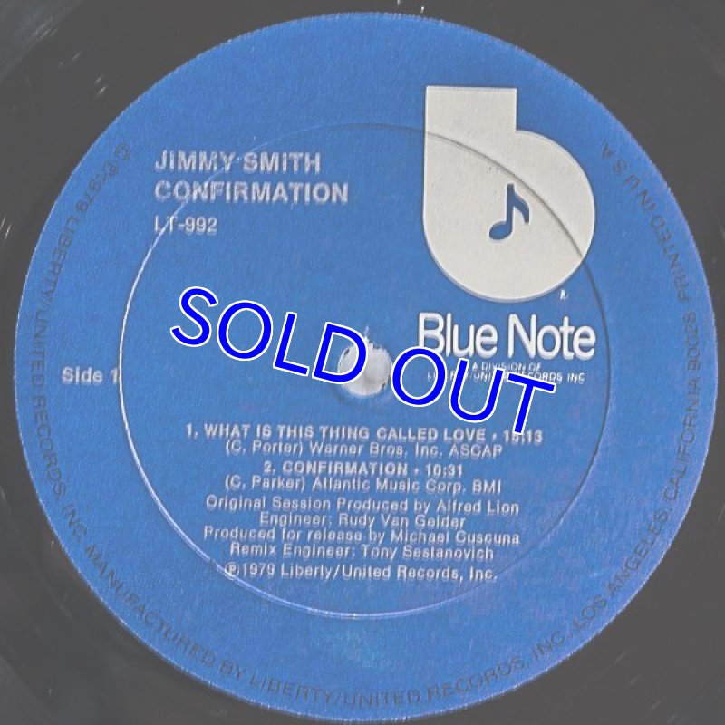 画像3: ジミー・スミス(org)/CONFIRMATION (3)
