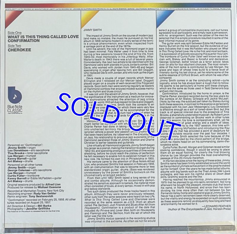 画像2: ジミー・スミス(org)/CONFIRMATION (2)