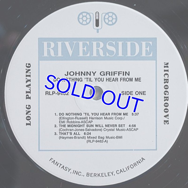 画像3: ジョニー・グリフィン(ts)/DO NOTHING 'TIL YOU HEAR FROM ME (3)