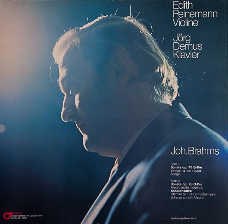 画像5: エディト・パイネマン(Vn)/ブラームス・ヴァイオリン・ソナタop.100、op.108 ,op.78 (5)