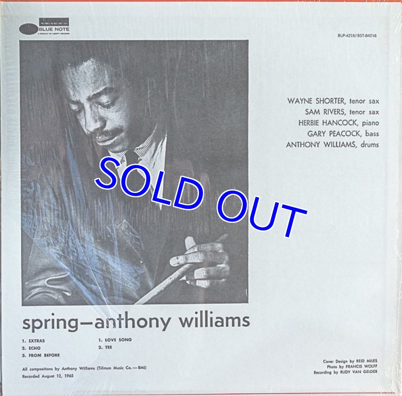 画像2: トニー・ウィリアムス(ds)/SPRING (2)