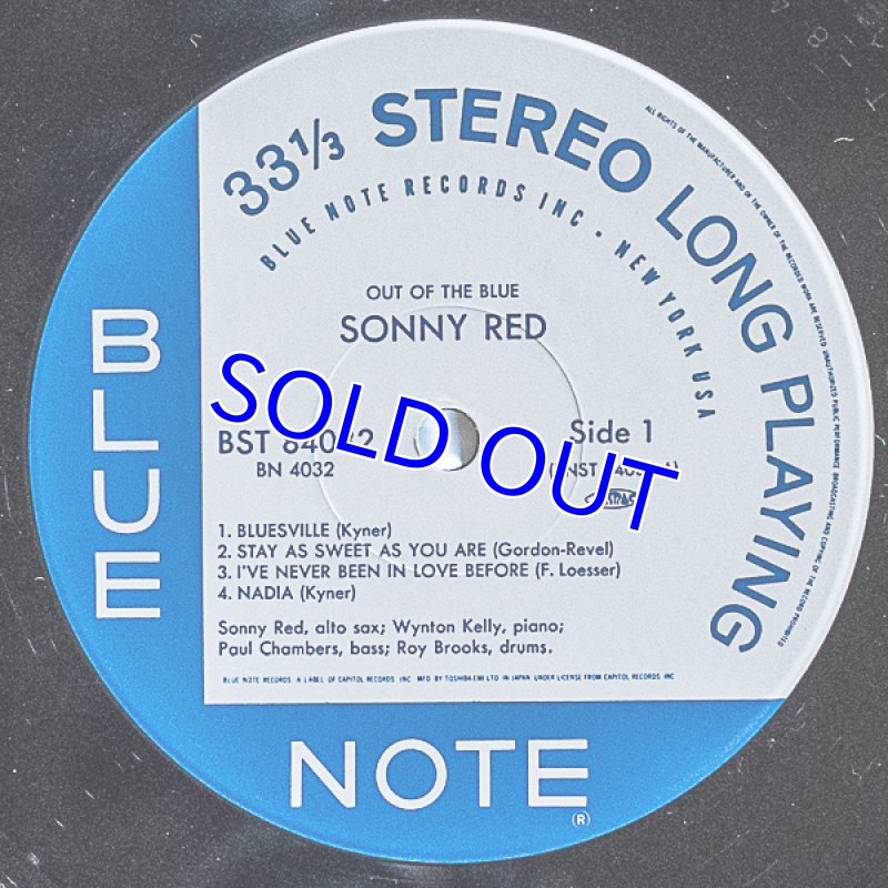 画像3: ソニー・レッド（as）/アウト・オブ・ザ・ブルー (3)