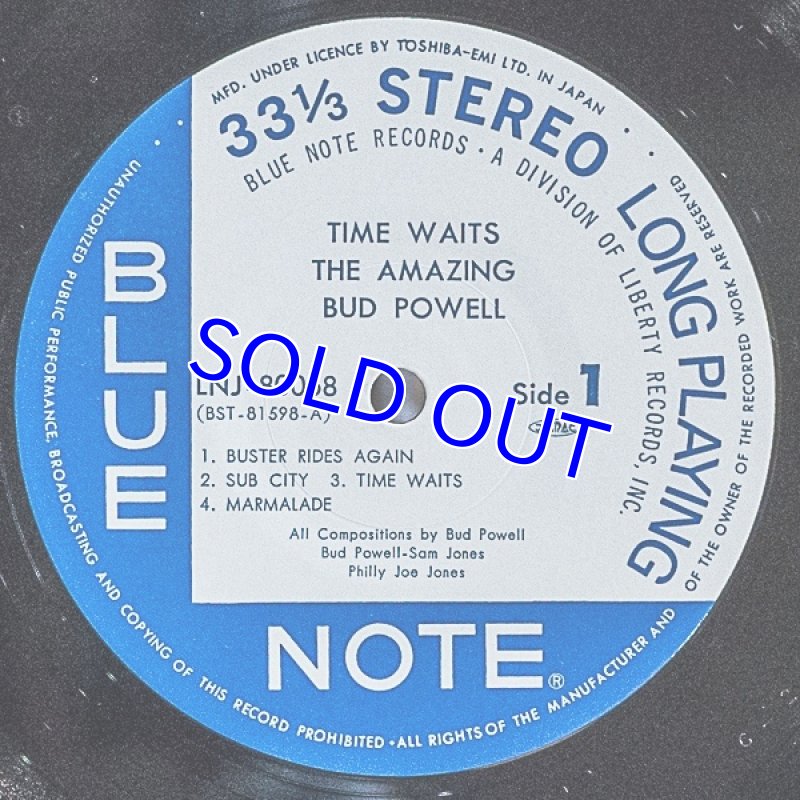 画像3: バド・パウエル(p)/タイム・ウェイツ (3)