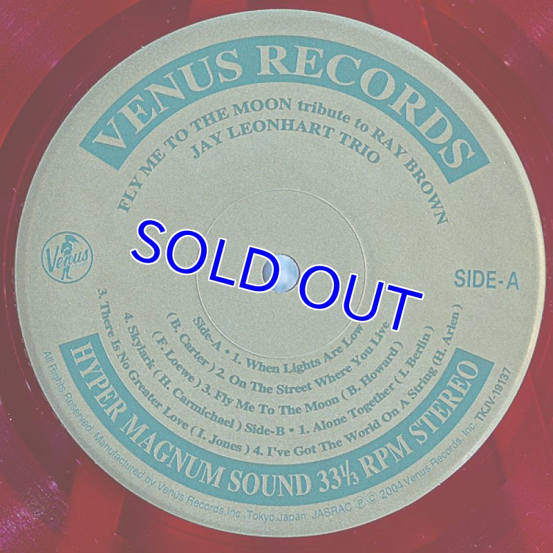 画像3: ジェイ・レオンハート・トリオ/フライ・ミー・トゥー・ザ・ムーン (3)