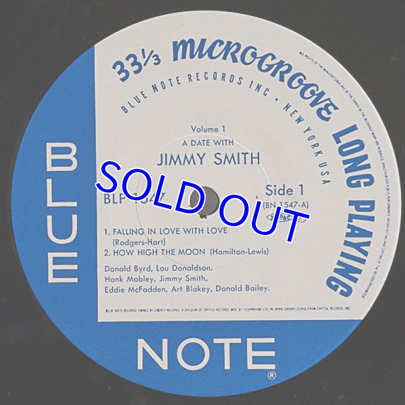 画像3: ジミー・スミス（org）/ア・デイト・ウィズVol.1&2（2枚セット） (3)