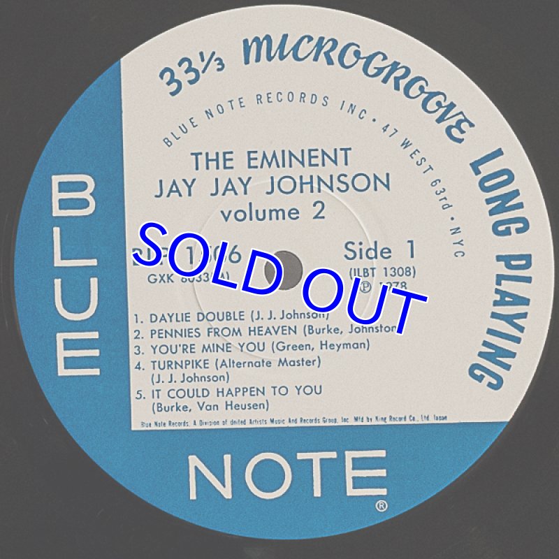 画像6: J.J.ジョンソン（tb）/ジ・エミネントVol.1&2（キング盤2枚セット） (6)