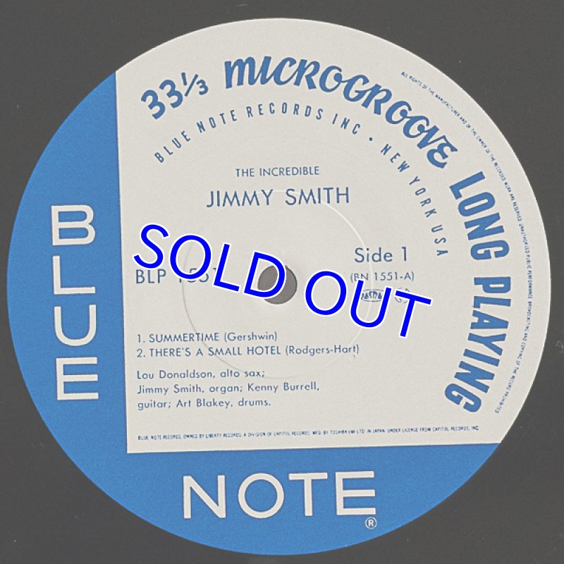 画像3: ジミー・スミス（org）/ジ・インクレディブル（2枚セット） (3)