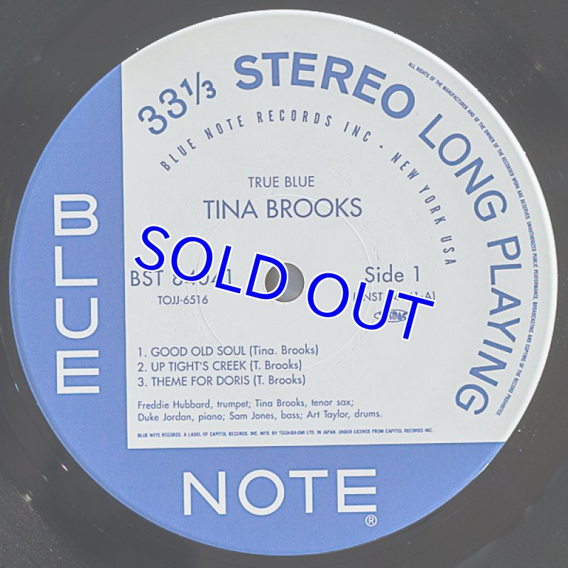 画像3: ティナ・ブルックス(ts)/トゥルー・ブルー(東芝180g重量盤) (3)
