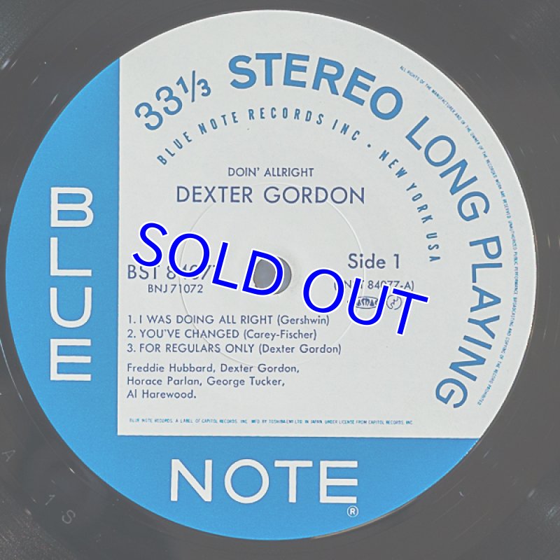 画像3: デクスター・ゴードン（ts）/ドゥーイン・オールライト (3)