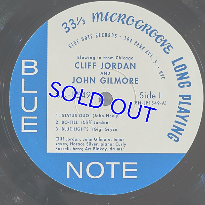 画像3: クリフ・ジョーダン（ts）/BLOWING IN FROM CHICAGO (3)