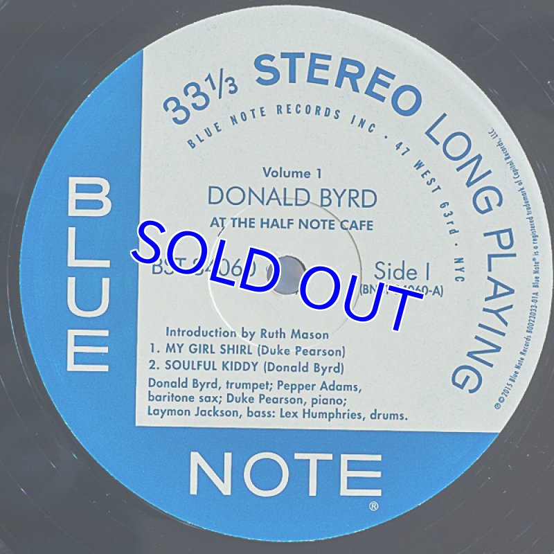 画像4: ドナルド・バード（tp）/AT HALF NOTE CAFE Vol.1 (4)