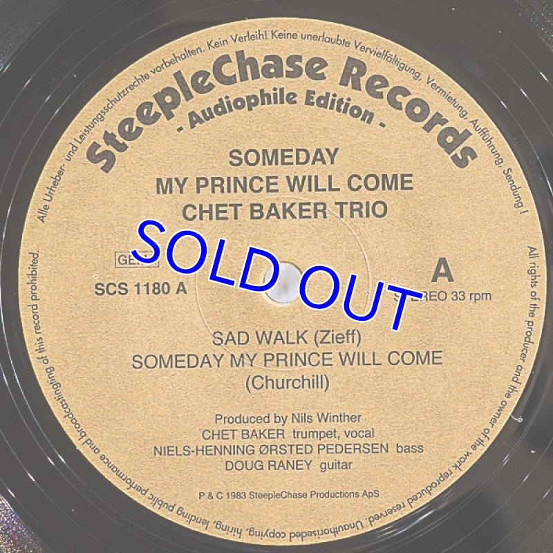 画像3: チェット・ベイカー(tp)/SOMEDAY MY PRINCE WILL COME (3)