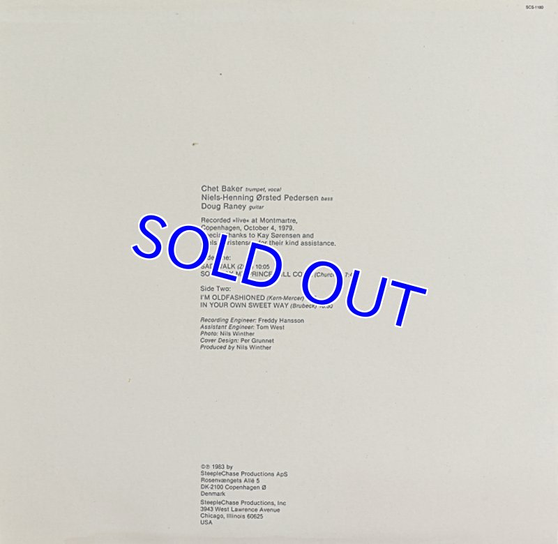 画像2: チェット・ベイカー(tp)/SOMEDAY MY PRINCE WILL COME (2)