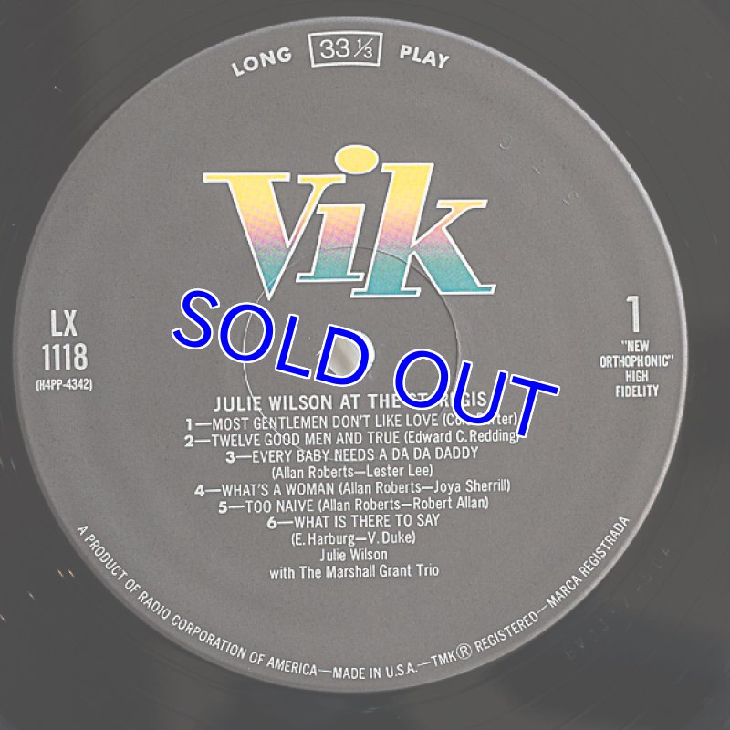 画像3: ジュリー・ウィルソン/アット・ザ・セント・レジス (3)