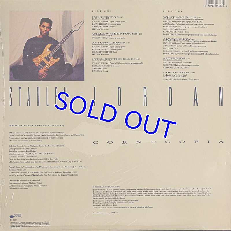 画像2: スタンリー・ジョーダン（ts）/CORNUCOPIA (2)