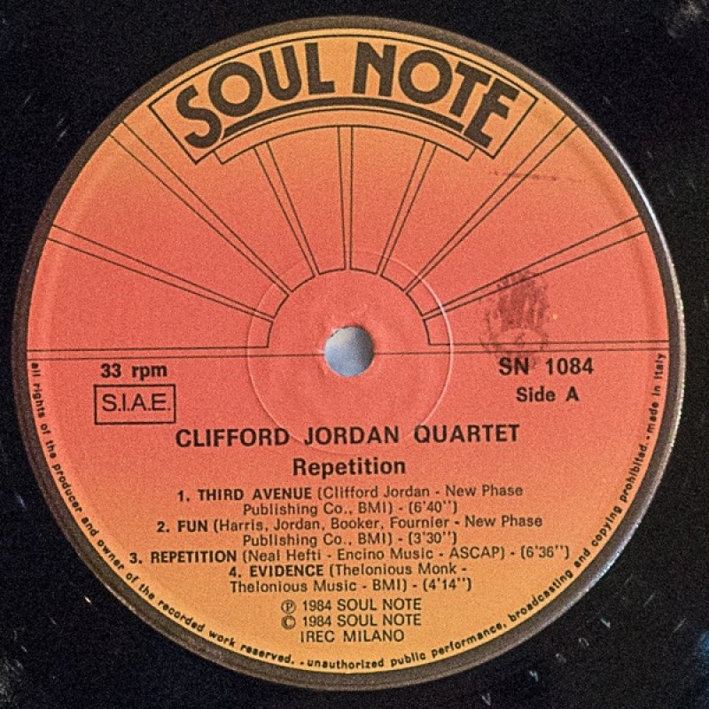 画像4: クリフォード・ジョーダン(ts)/Repetition (4)