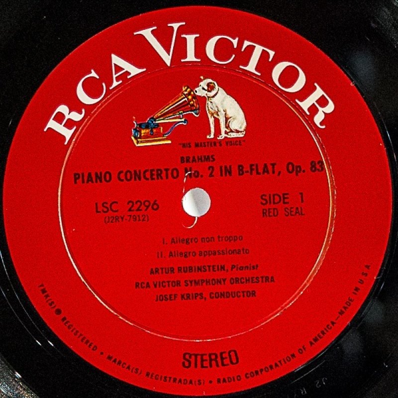 画像3: アルトゥール・ルービンシュタイン（pf）/ブラームス：ピアノ協奏曲第2番作品88 (3)