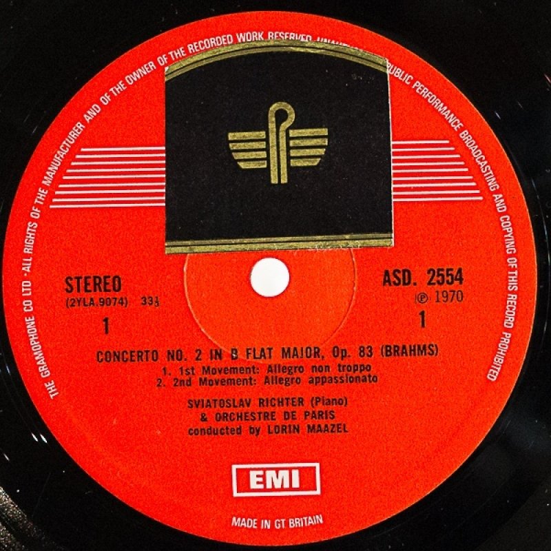 画像3: スヴャトスラフ・リヒテル(pf)/ブラームス:ピアノ協奏曲第2番変ロ長調作品83 (3)
