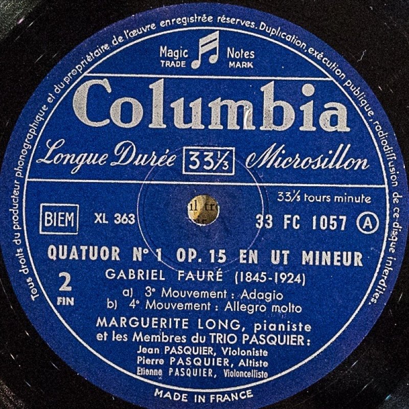 画像4: マルグリット・ロン（pf）/フォーレ：ピアノ四重奏曲第1番Op.15 (4)