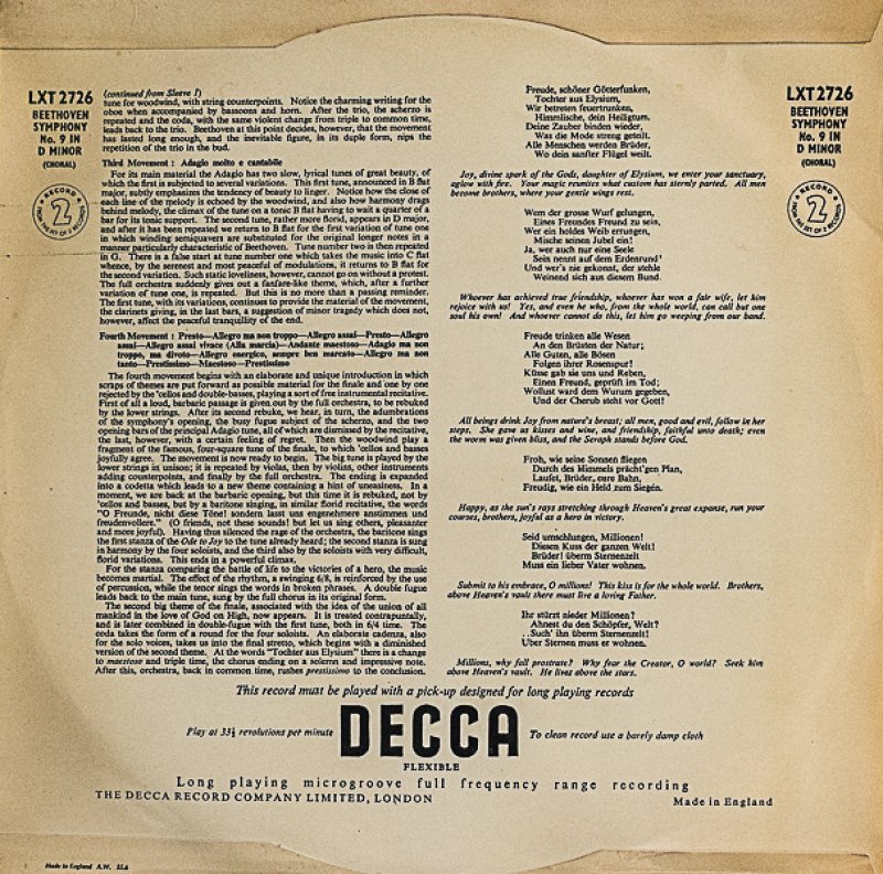 画像6: エーリッヒ・クライバー指揮/ベートーヴェン：交響曲第9番ニ短調作品125 (6)