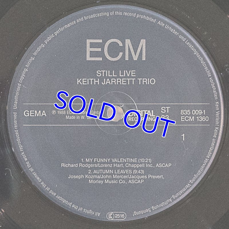 画像3: キース・ジャレット・トリオ/STILLE LIVE (3)