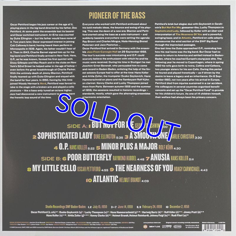 画像2: オスカー・ペティフォード(b)/BADEN-BADEN-1958/1959 (2)