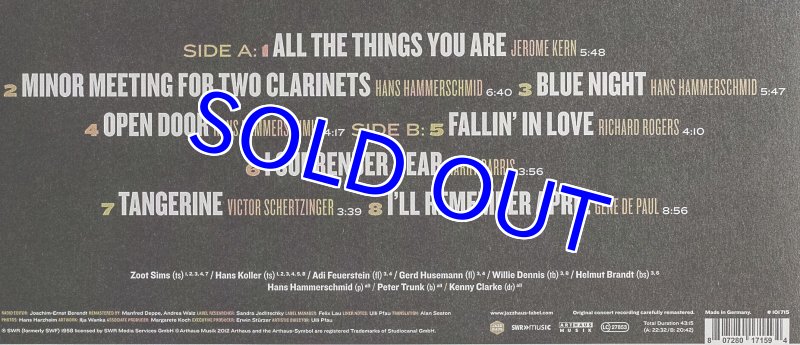 画像4: ズート・シムス（ts）/BADEN-BADEN-JUNE23,1958 (4)