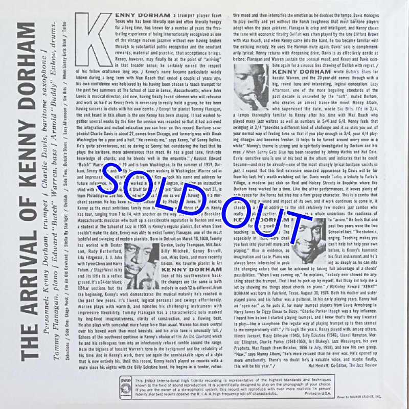 画像2: ケニー・ドーハム(tp)/ジ・アライヴァル・オブ (2)