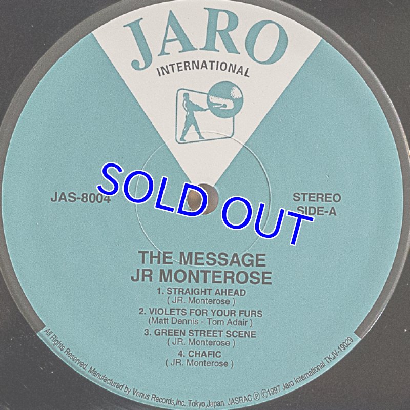 画像3: J.R.モントローズ(ts)/ザ・メッセージ (3)