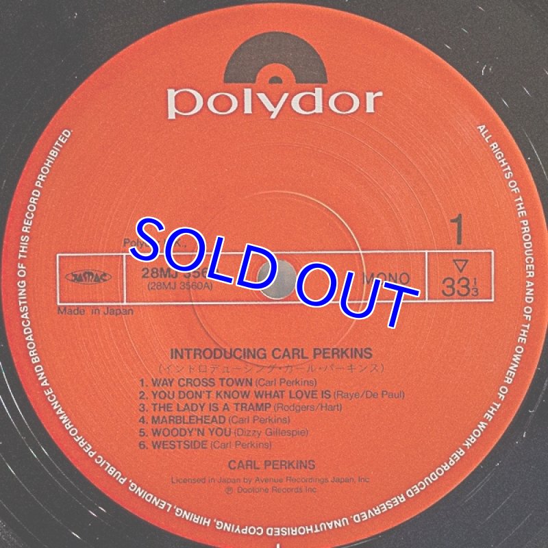 画像3: カール・パーキンス（p）/イントロデューシング (3)