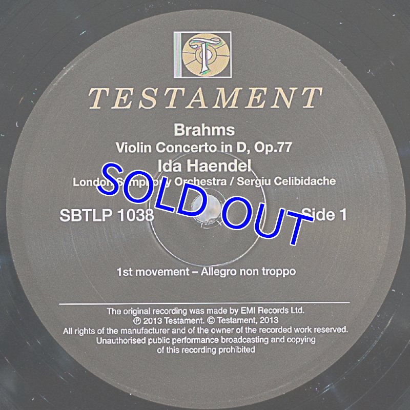 画像3: イダ・ヘンデル(Vn)/ブラームス:ヴァイオリン協奏曲ニ長調作品77 (3)