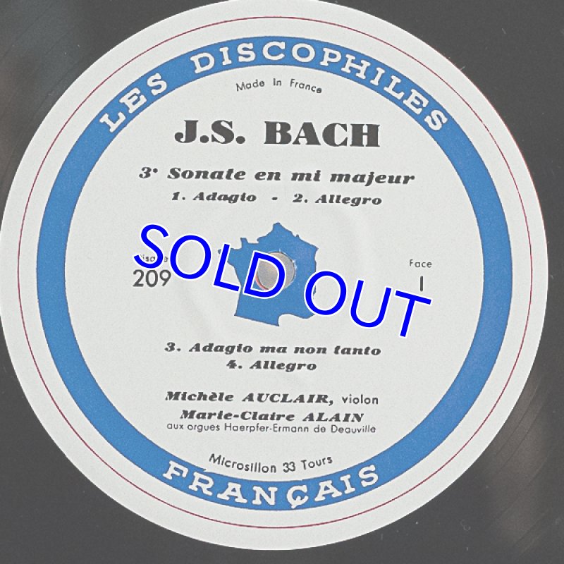 画像3: ミシェル・オークレール（Vn）/バッハ：ヴァイオリンと通奏低音のためのソナタ (3)