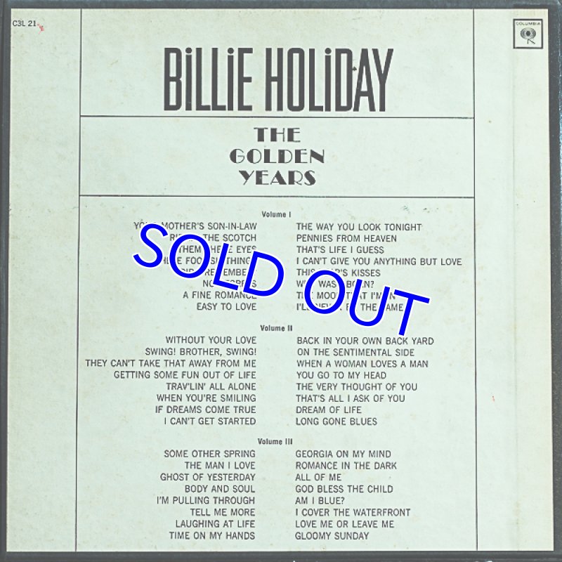 画像2: ビリー・ホリディ/YHE GOLDEN YEARS (2)