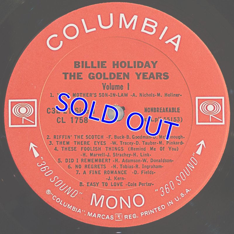 画像3: ビリー・ホリディ/YHE GOLDEN YEARS (3)