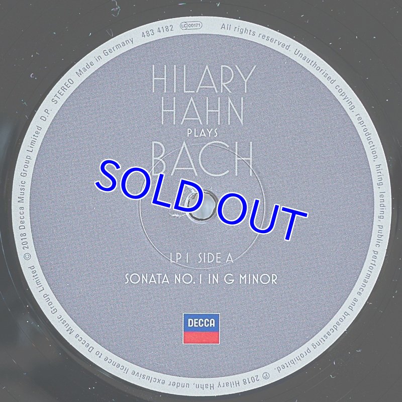 画像3: ヒラリー・ハン（Vn）/プレイズ・バッハ (3)