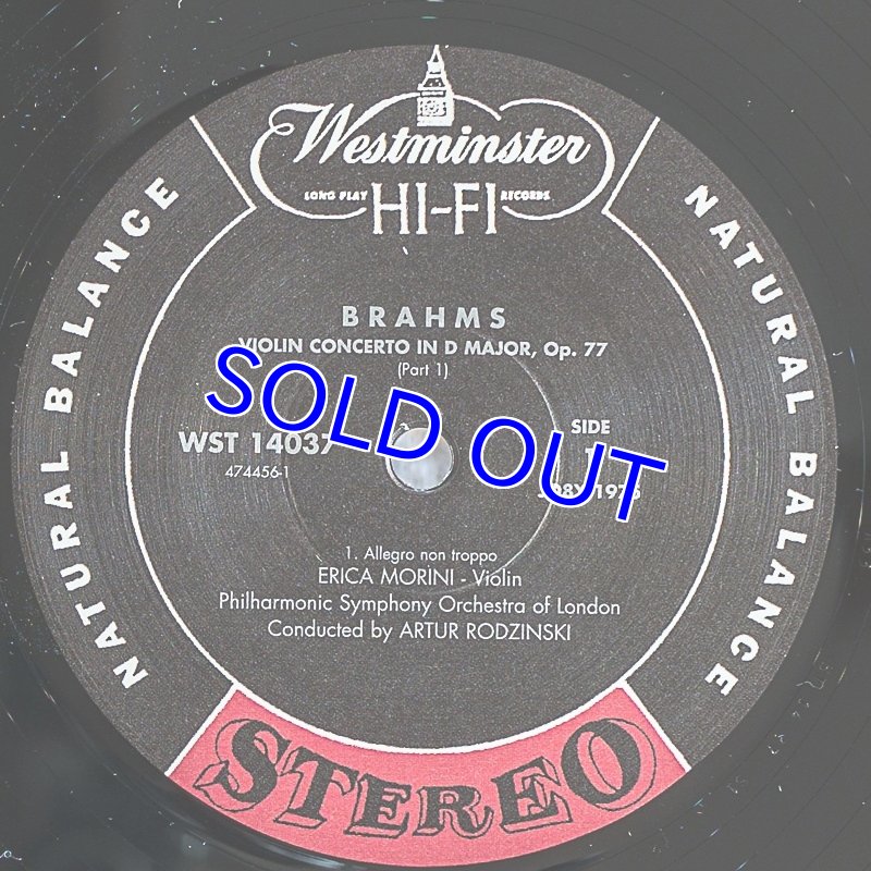 画像3: エリカ・モリーニ（Vn）/ブラームス：ヴァイオリン協奏曲ニ長調作品77 (3)