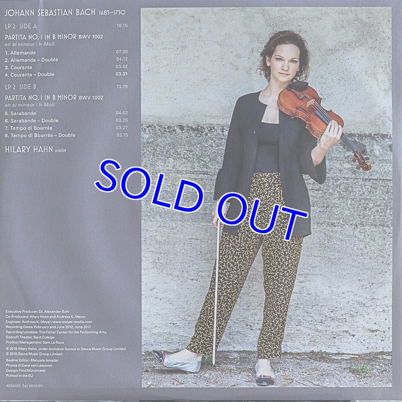 画像4: ヒラリー・ハン（Vn）/プレイズ・バッハ (4)