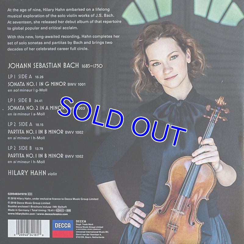 画像2: ヒラリー・ハン（Vn）/プレイズ・バッハ (2)