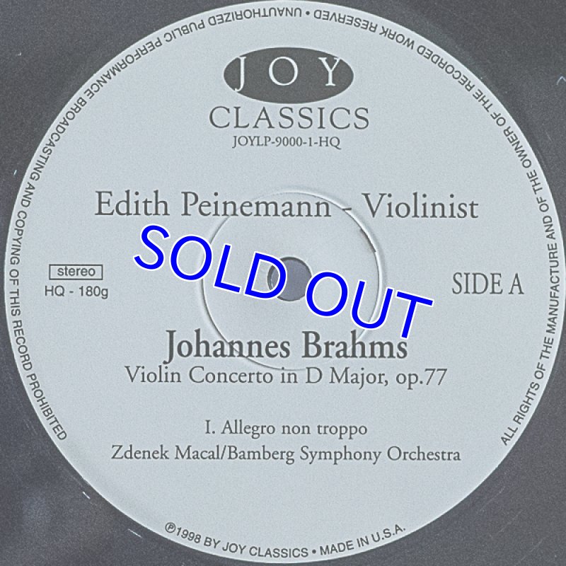 画像3: エディト・パイネマン(Vn)/ブラームス:ヴァイオリン協奏曲ニ長調作品77 (3)