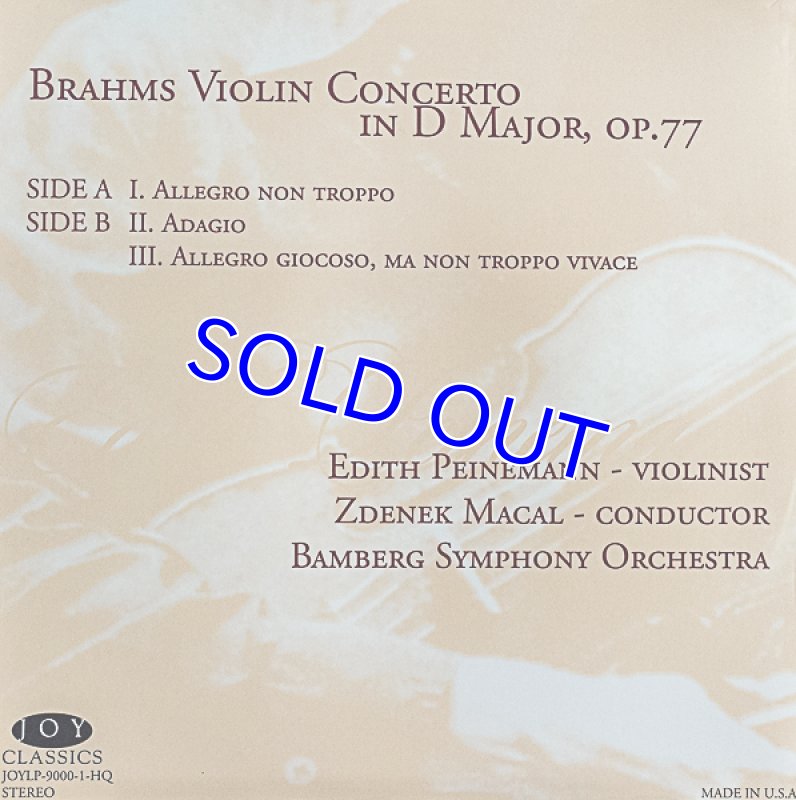 画像2: エディト・パイネマン(Vn)/ブラームス:ヴァイオリン協奏曲ニ長調作品77 (2)