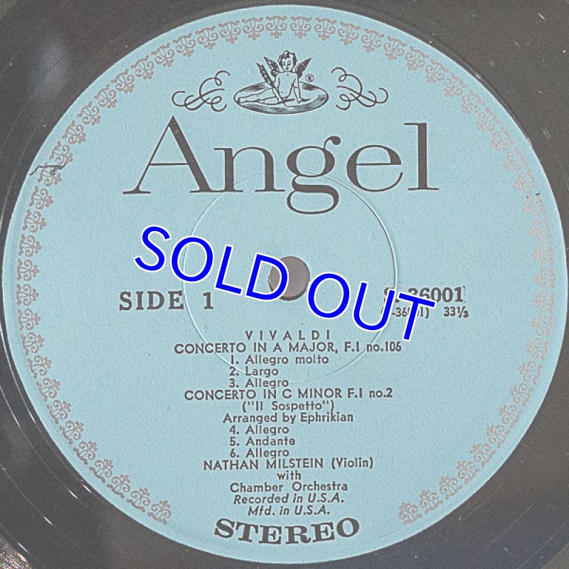 画像3: ナタン・ミルシテイン(Vn）/ヴィヴァルディ：ヴァイオリン、弦楽とチェンバロのための４つの協奏曲 (3)