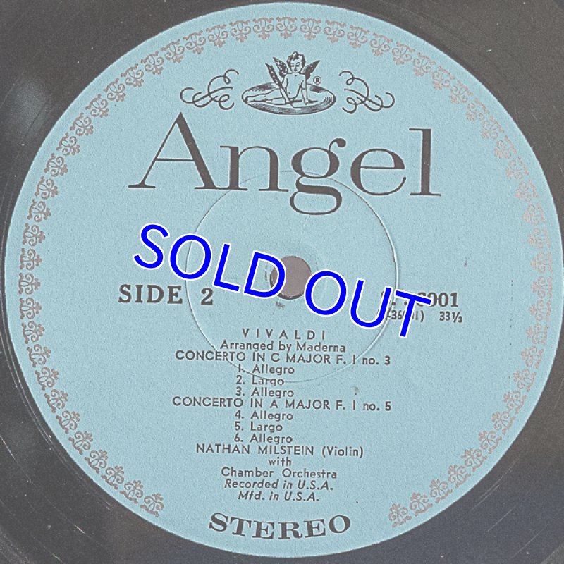 画像4: ナタン・ミルシテイン(Vn）/ヴィヴァルディ：ヴァイオリン、弦楽とチェンバロのための４つの協奏曲 (4)